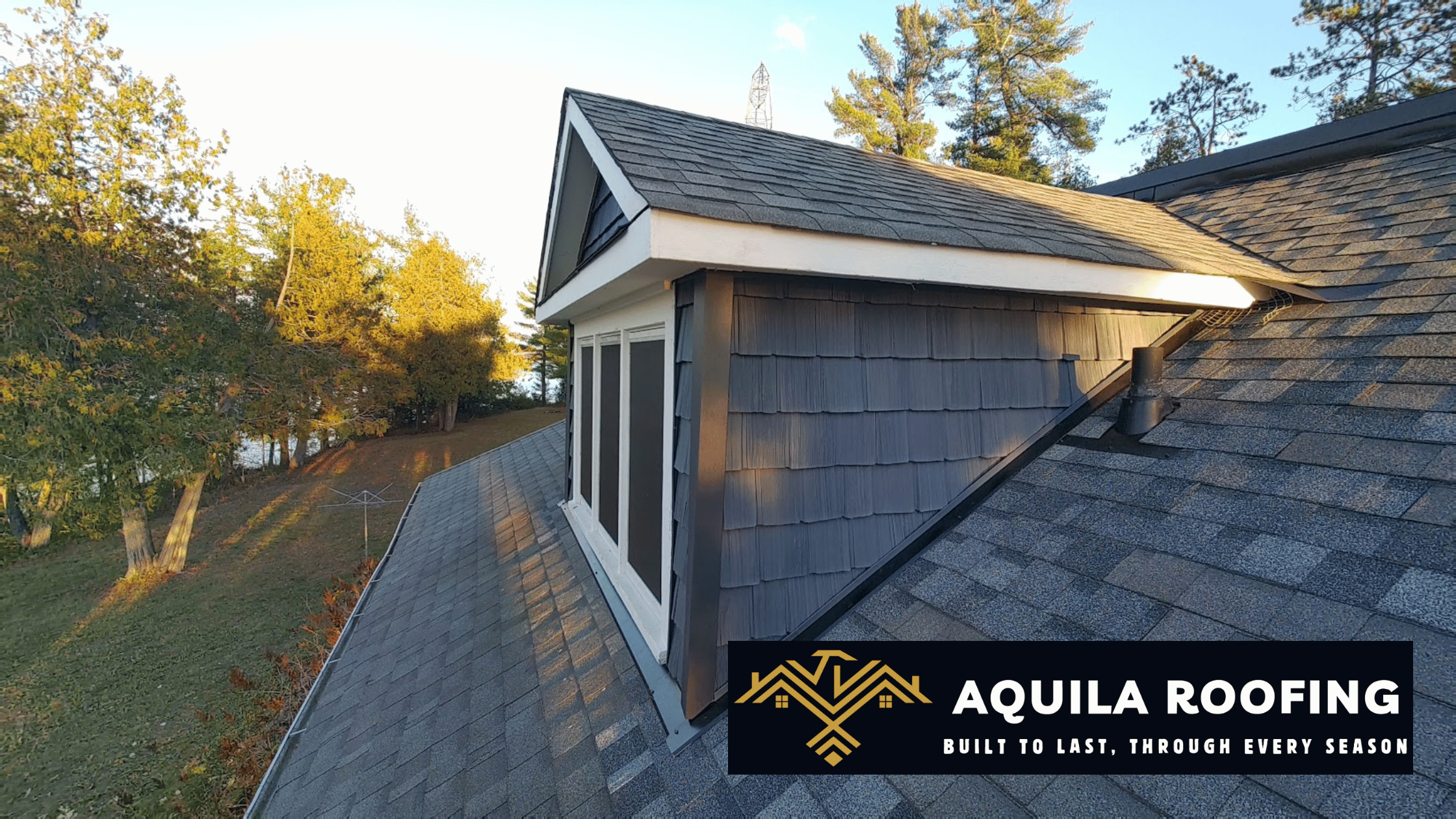 Soffit and Fascia installation Ottawa by Aquila Roofing.