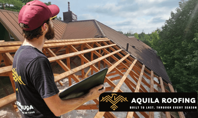 Expert roof inspections for insurance claims by Aquila Roofing, including thorough attic and ventilation checks.