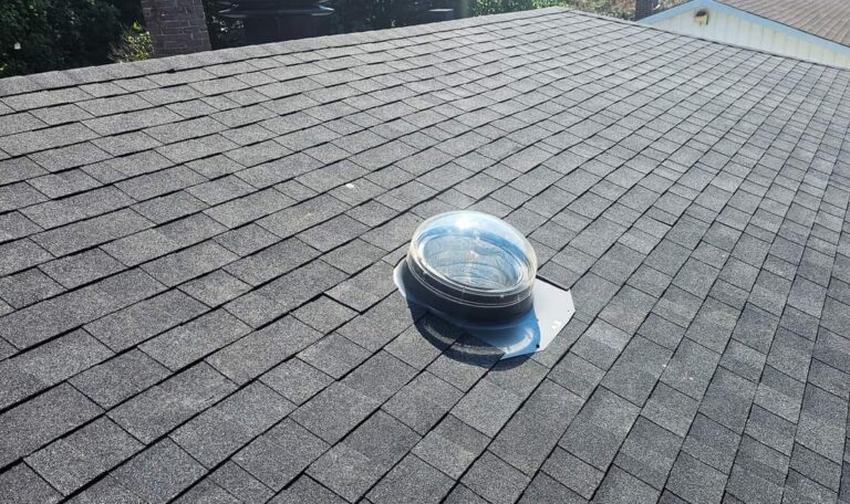 VELUX skylight installed by Aquila Roofing in a Canadian home