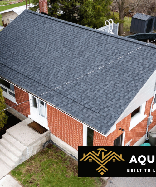 Shingle roof repair in Ottawa by Aquila Roofing.