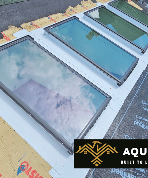 Skylight installation Ottawa by Aquila Roofing.